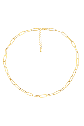 Charm Shop Small Link Necklace Chain GOLD