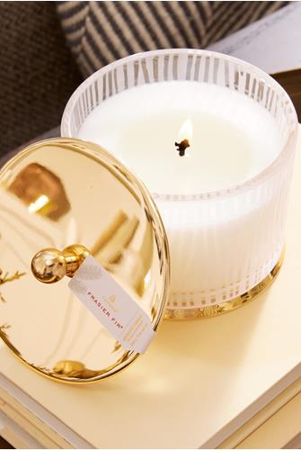 Frasier Fir Medium Poured Candle Frosted FRASIER FIR