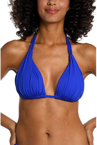 Island Goddess Slide Halter SAPPHIRE