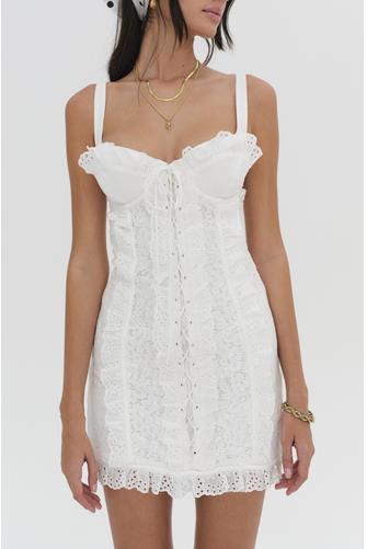 Mandy Mini Dress WHITE
