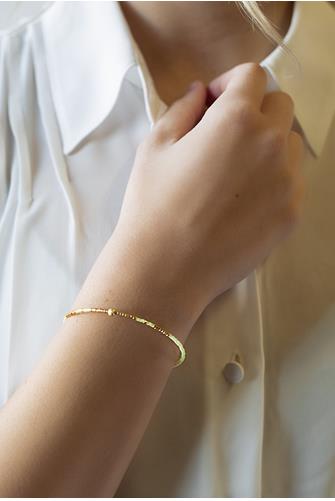 Lime Seed Sprinkle Bangle LIME