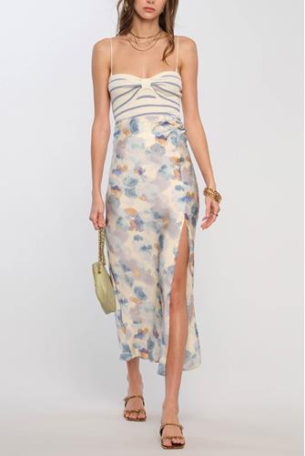 Wesley Midi Skirt CLOUD