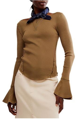 Soul Sister Layering Top Military Olive