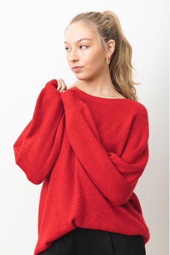 Knit's Real Sweater RED
