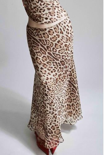 Monroe Maxi Skirt B LEOPARD