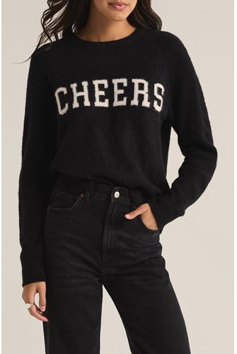 Lizzy Cheers Sweater Black