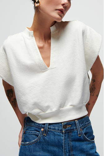 Lenon Crewneck Sweatshirt Porcelain