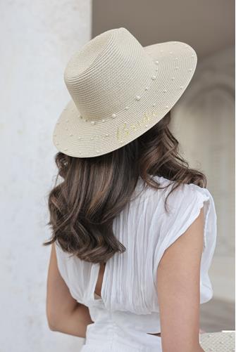 Pearl Bride Straw Hat NATURAL