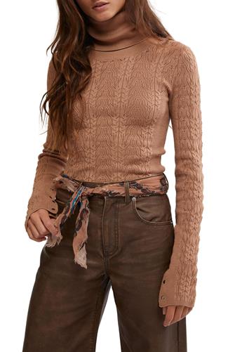 Maddie Turtleneck CAFFE LATTE