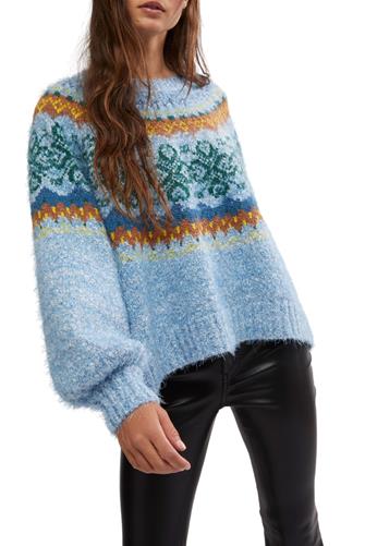 Festive Frost Sweater ICE BLUE COMBO