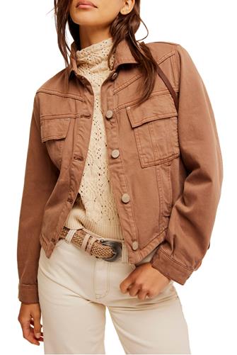 Jade Denim Jacket CHOCOLATE MOUSSE