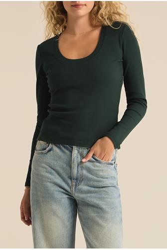 Sirena Long Sleeve Top CYPRUS GREEN