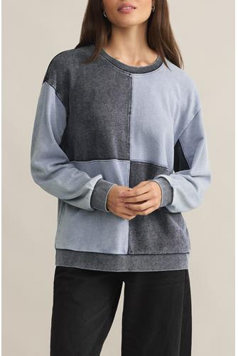 Fair & Square Denim Sweatshirt WASHED INDIGO