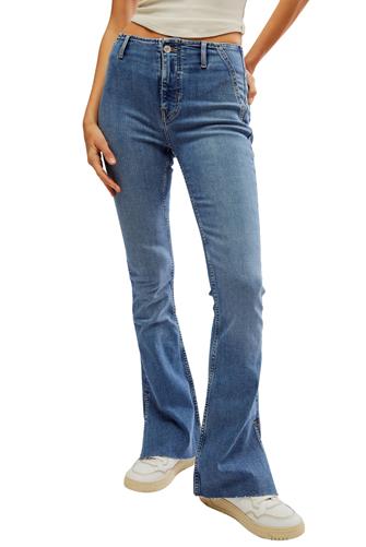 Level Up Slit Bootcut SUNBURST BLUE