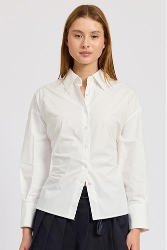 Kindra Button Up Top WHITE