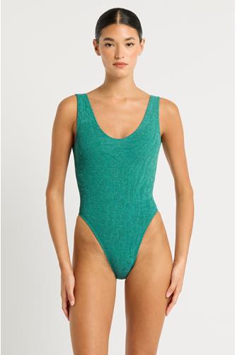 Teal Mara One Piece TEAL ANIMALIA LUREX
