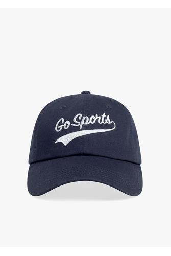 Go Sports Hat NAVY W WHITE