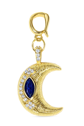 Crescent Moon Charm GOLD