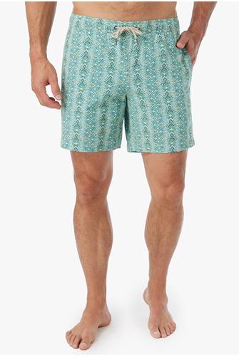 The Bayberry Trunk 7-inch Inseam TEAL WHITE LOTUS WL 337