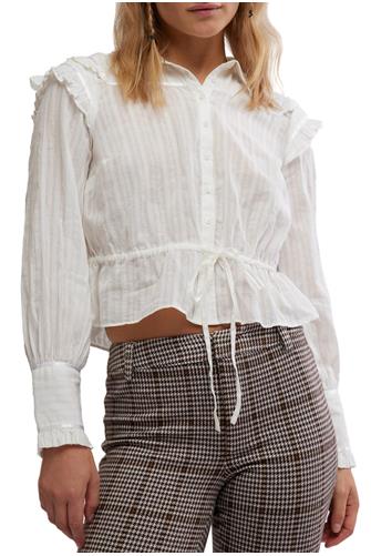 Daybreak Blouse Solid OPTIC WHITE
