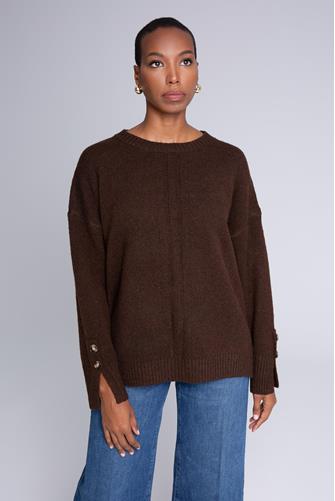 Long Sleeve Pullover Brown