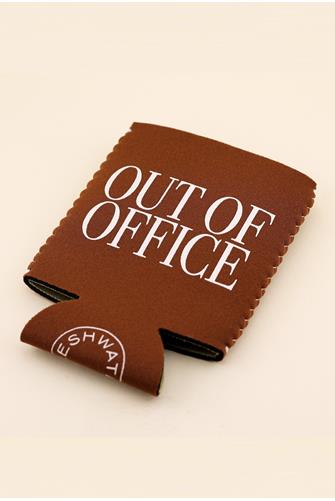 Out Of Office Koozie BROWN