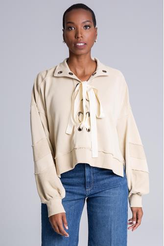 Bow Detail Sweatshirt natural