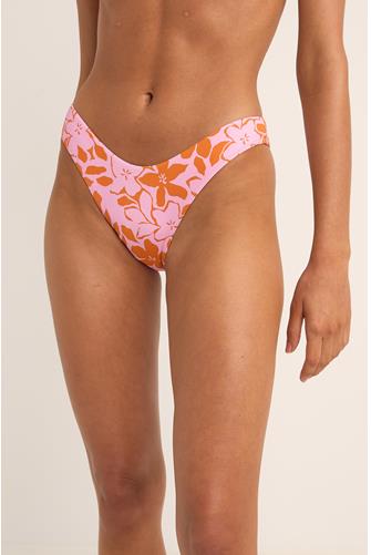 Pink Bora Bora Floral Hi Cut Pant Bottom PINK