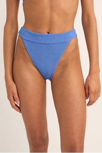 Cornflower Rib Hi Banded Pant CORNFLOWER