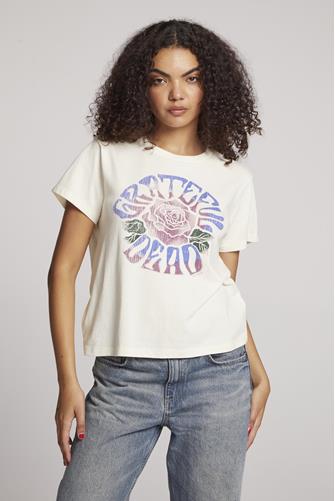 Grateful Dead-Rose T-Shirt STARRY WHITE
