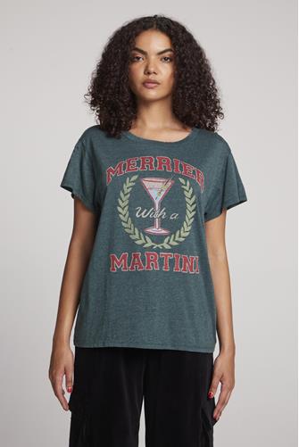Chaser-Merrier With A Martini T-Shirt PINE GREEN