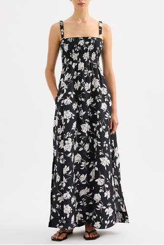 Alba Linen Maxi Dress ALBA