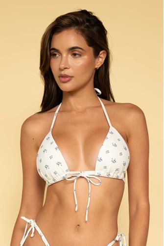 Heidi Floral Emma Triangle Bikini Top HEIDI FLORAL