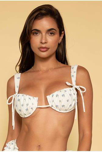 Heidi Floral Petal Bikini Top HEIDI FLORAL