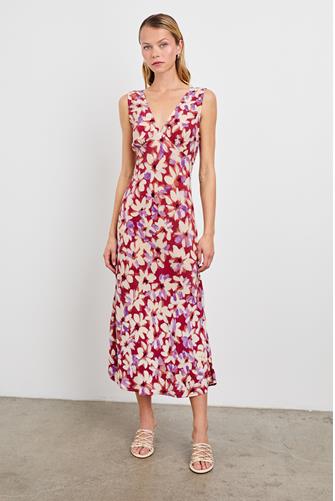 Audrina Dress AMARANTH