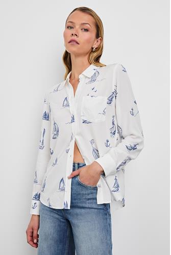 Kathryn Sailboat Button Top SAILBOATS