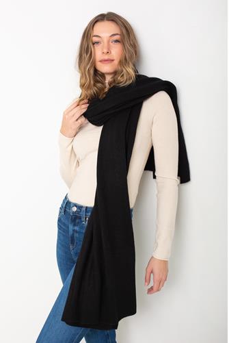 Everyday Cashmere Scarf BLK