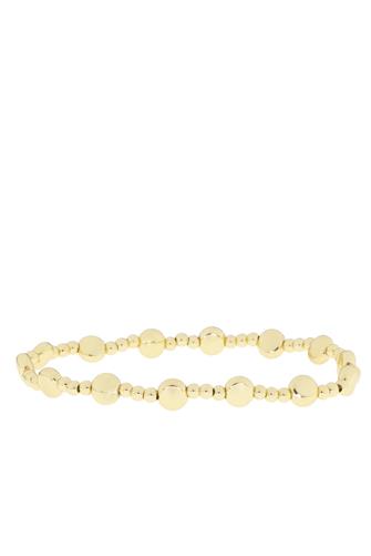 Beaded Stretch Bracelet GOLD