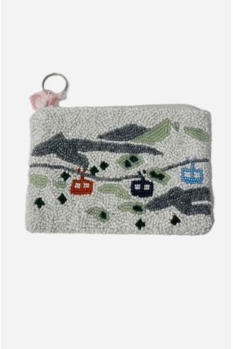 Etta Beaded Coin Purse IVORY MULTI