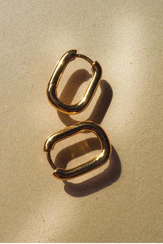 Chain Link Huggies GOLD