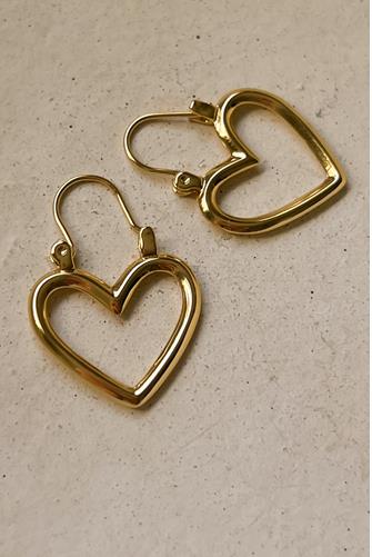 Mini Heartbreaker Hoops GOLD