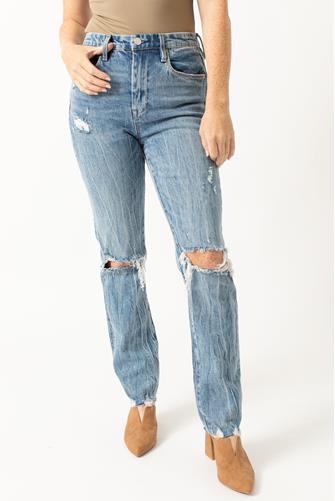 The Lexington Slim Straight Leg Jean in Out Of Body MEDIUM DENIM