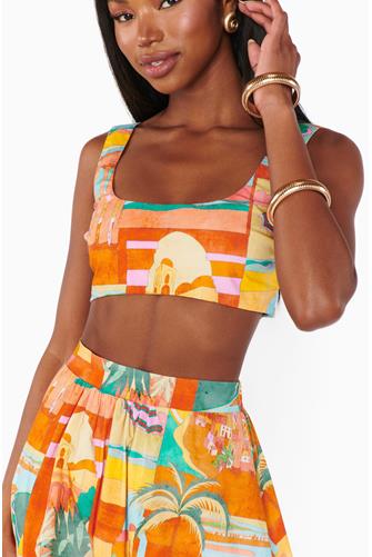 Postcards Pisa Bralette Top POSTCARDS FROM ITALIA