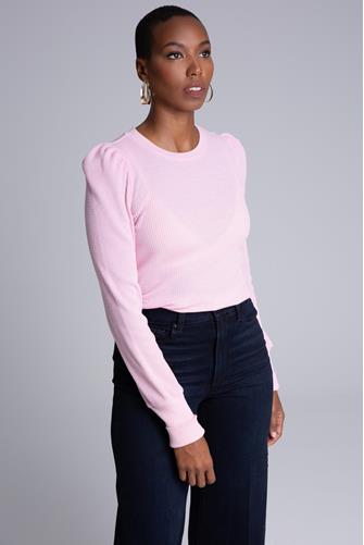 Thermal Puff Sleeve Top LILAC SACHET