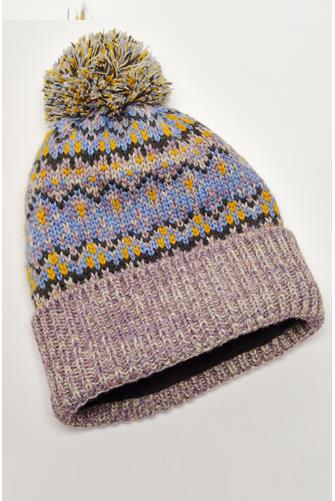Fist Frost Fairisle Pom SAGE
