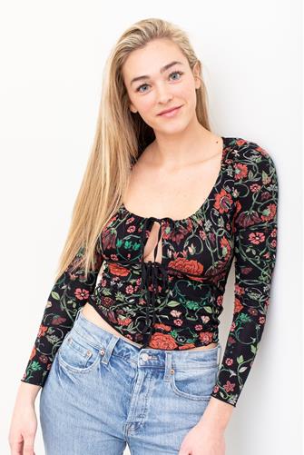 Make It Easy Top BLACK MULTI -