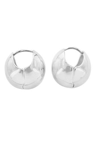 Silver Huggie Earrings SILVER