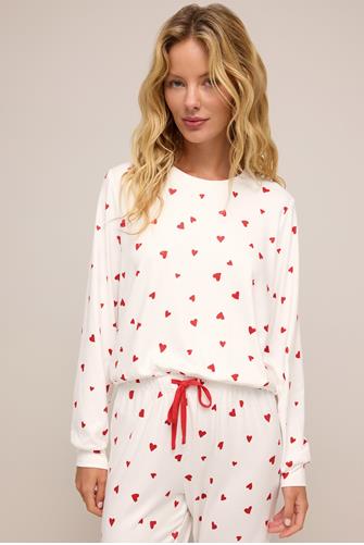 Classic Heart Long Sleeve Top RENDEZVOUS (RDZ)