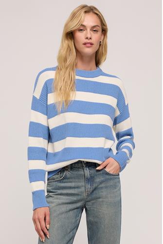 Boyfriend Sailor Sweater BLUE RIVER