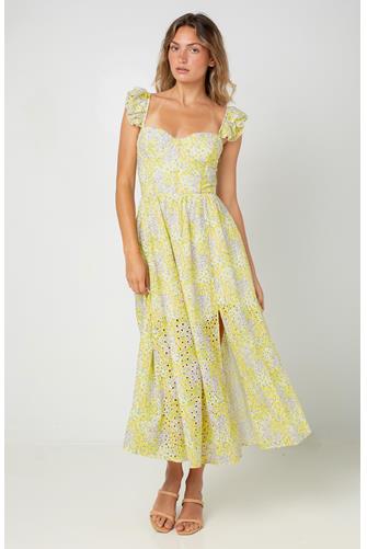 Wedelia Dress LEMON DITSY FLORAL